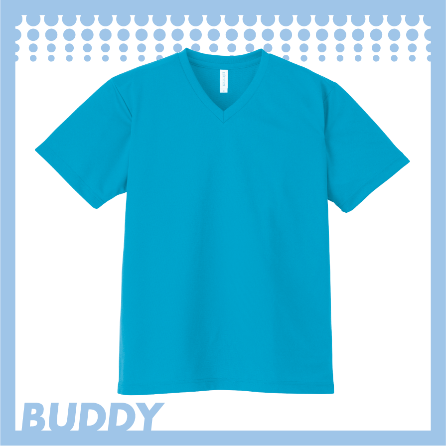 グリマードライVネックTシャツ